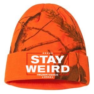 Donald Trump 2024 Stay Weird Jd Vance Kati Licensed 12" Camo Beanie