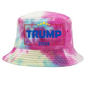 Donald Trump 2024 Take America Back Usa United States Tie-Dyed Bucket Hat