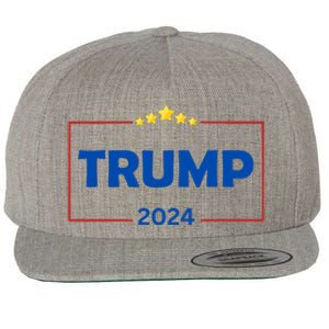 Donald Trump 2024 Take America Back Usa United States Wool Snapback Cap