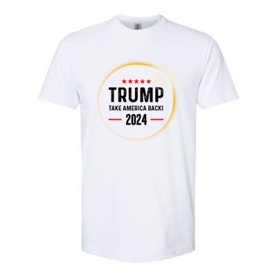 Donald Trump 2024 Take America Back Election Solar Eclipse Gift Softstyle® CVC T-Shirt