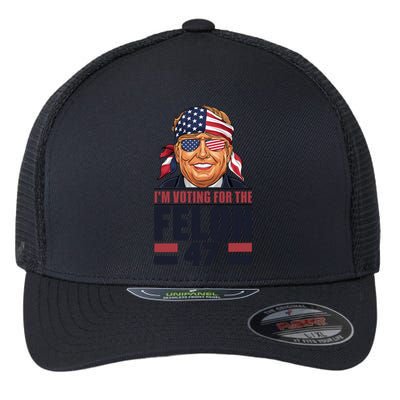 Donald Trump 2024 Presidential Support Design Flexfit Unipanel Trucker Cap