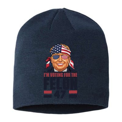 Donald Trump 2024 Presidential Support Design Sustainable Beanie