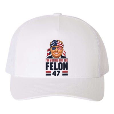 Donald Trump 2024 Presidential Support Design Yupoong Adult 5-Panel Trucker Hat