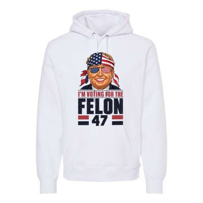 Donald Trump 2024 Presidential Support Design Premium Hoodie