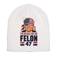 Donald Trump 2024 Presidential Support Design Short Acrylic Beanie