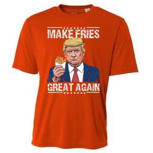 Donald Trump 2024 Make French Fries Great Again Cooling Performance Crew T-Shirt