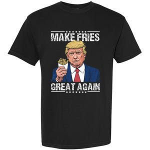 Donald Trump 2024 Make French Fries Great Again Garment-Dyed Heavyweight T-Shirt