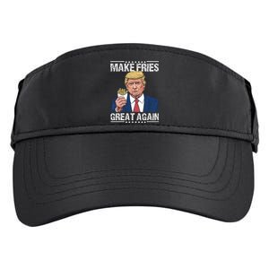 Donald Trump 2024 Make French Fries Great Again Adult Drive Performance Visor