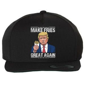 Donald Trump 2024 Make French Fries Great Again Wool Snapback Cap