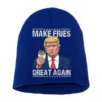 Donald Trump 2024 Make French Fries Great Again Short Acrylic Beanie