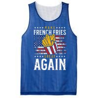 Donald Trump 2024 French Fry Make French Fries Great Again Mesh Reversible Basketball Jersey Tank