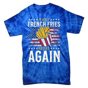 Donald Trump 2024 French Fry Make French Fries Great Again Tie-Dye T-Shirt