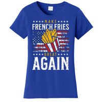 Donald Trump 2024 French Fry Make French Fries Great Again Women's T-Shirt