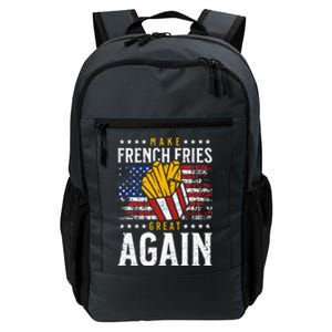 Donald Trump 2024 French Fry Make French Fries Great Again Daily Commute Backpack