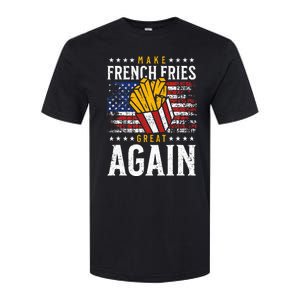 Donald Trump 2024 French Fry Make French Fries Great Again Softstyle CVC T-Shirt