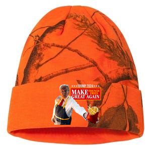 Donald Trump 2024 French Fry Make French Fries Great Again Kati Licensed 12" Camo Beanie