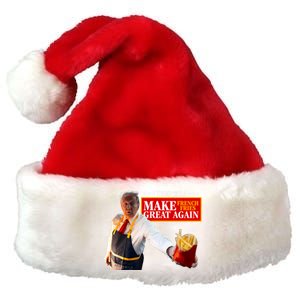 Donald Trump 2024 French Fry Make French Fries Great Again Premium Christmas Santa Hat