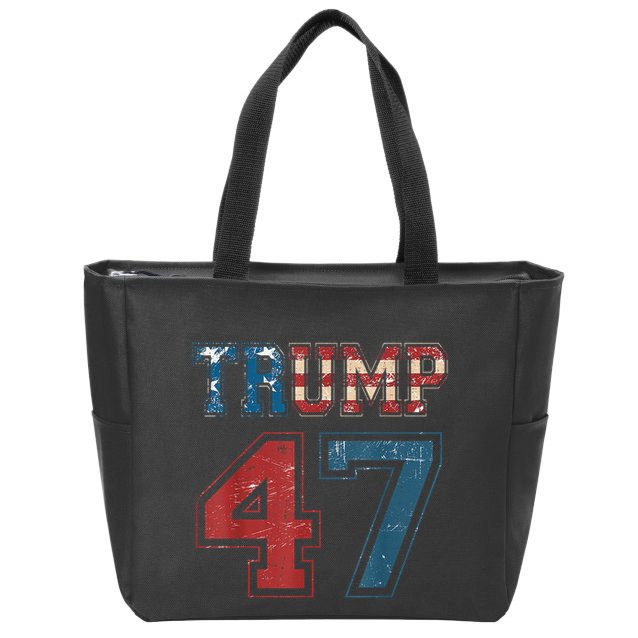 Donald Trump 2025 Inauguration Day Fan Zip Tote Bag