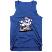 Donald Trump 2024 Truckers Patriotic Political Support Humor Cute Gift Tank Top