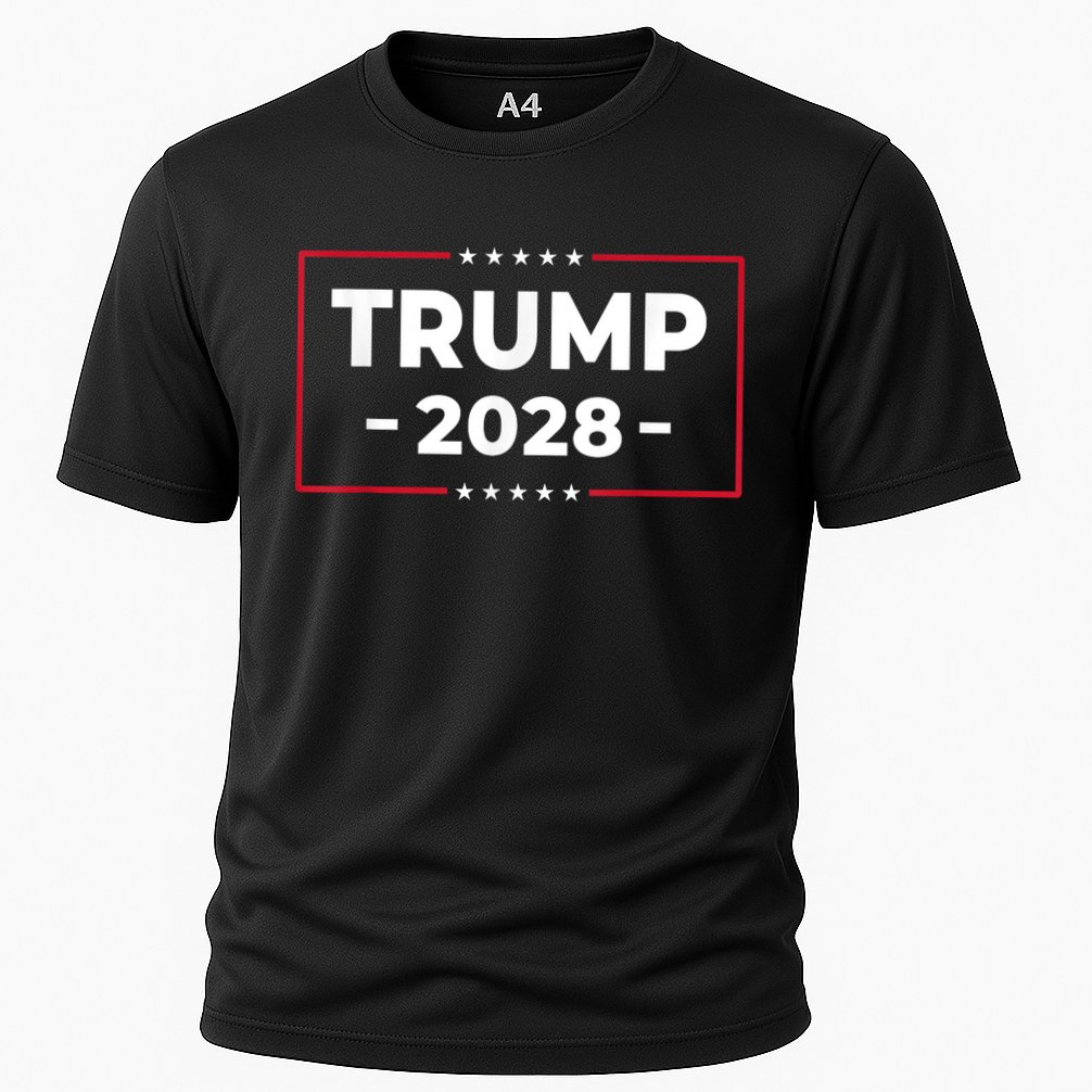 Donald Trump 2028 President American Flag Pro Trump Vintage Cooling Performance Crew T-Shirt