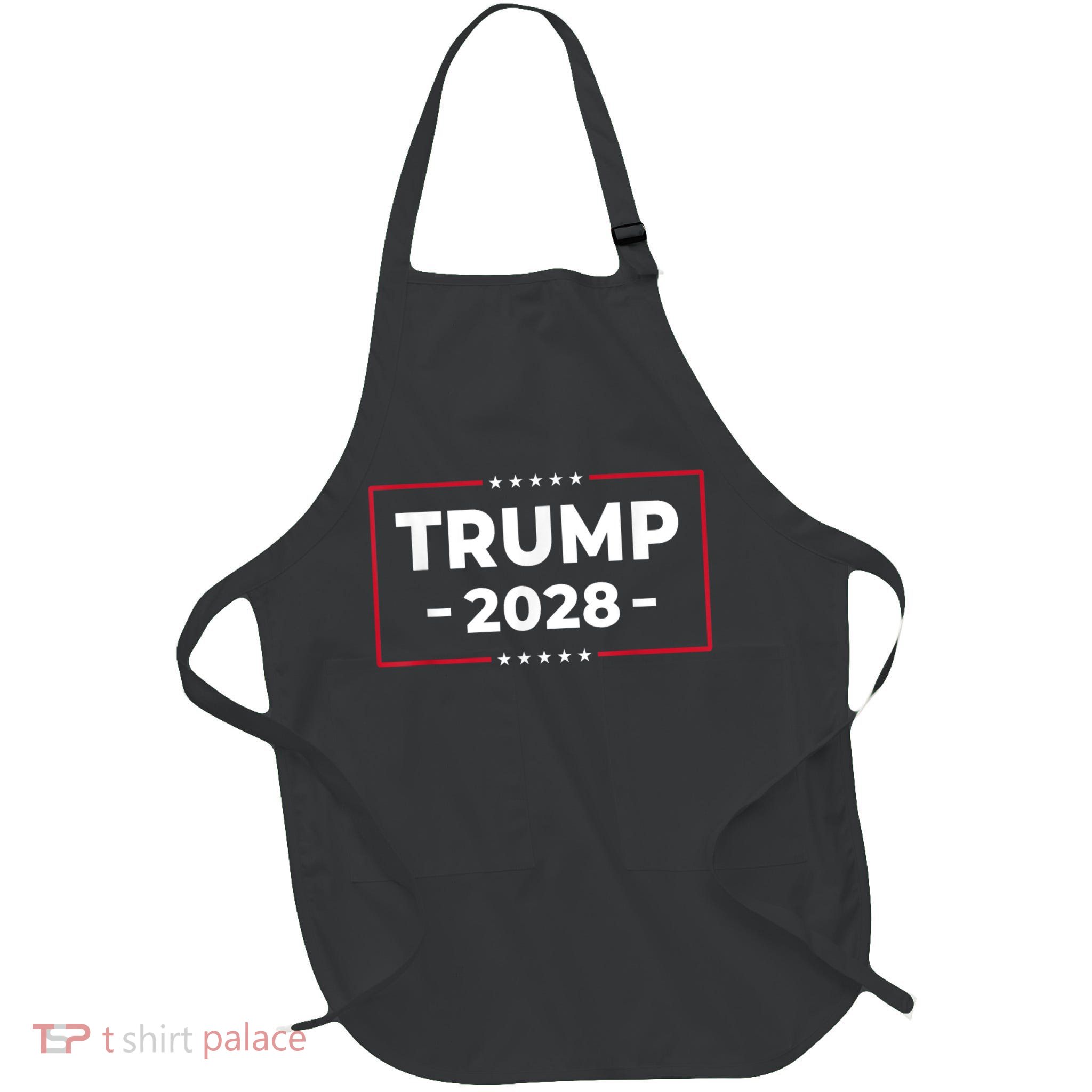 Donald Trump 2028 President American Flag Pro Trump Vintage Apron