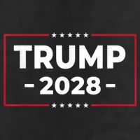 Donald Trump 2028 President American Flag Pro Trump Vintage Beanie