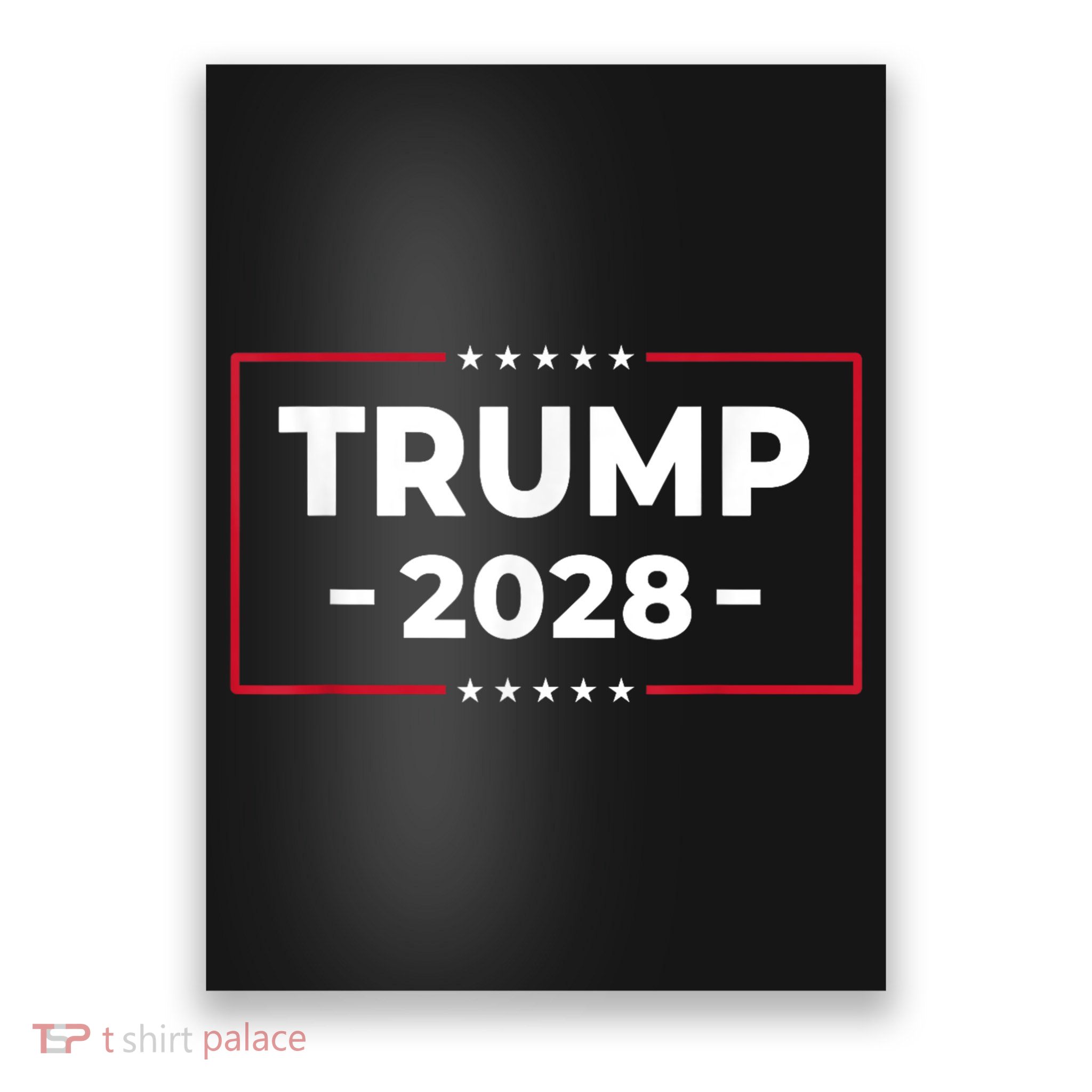 Donald Trump 2028 President American Flag Pro Trump Vintage Poster