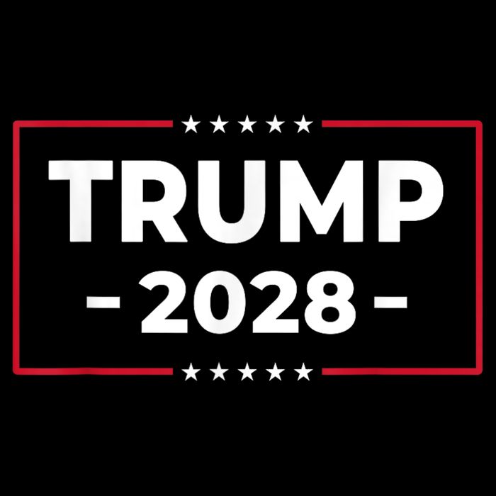 Donald Trump 2028 President American Flag Pro Trump Vintage Poster