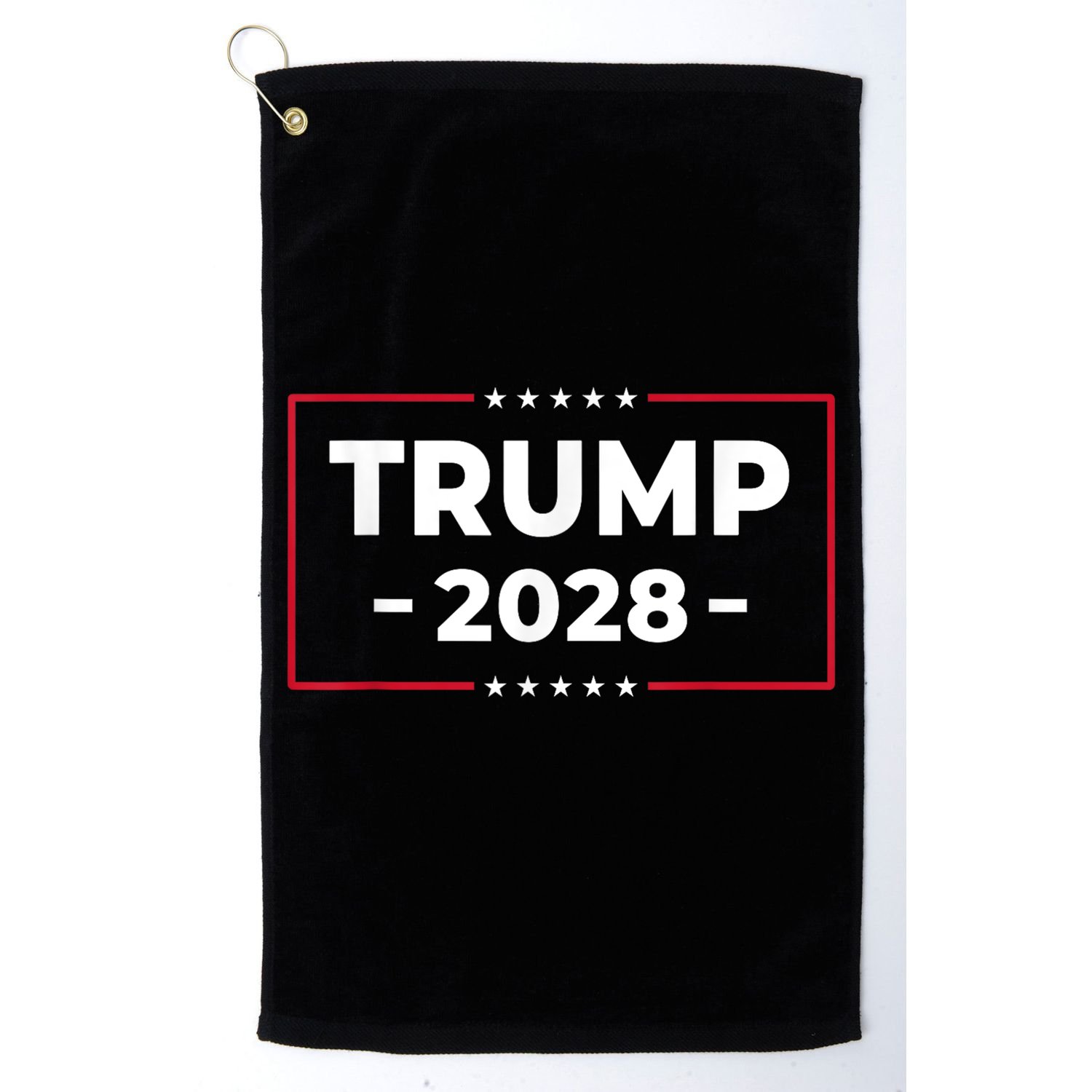 Donald Trump 2028 President American Flag Pro Trump Vintage Golf Towel