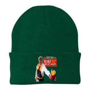 Donald Trump 2024 French Fry Make French Fries Great Again Knit Cap Winter Beanie