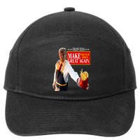 Donald Trump 2024 French Fry Make French Fries Great Again 7-Panel Snapback Hat