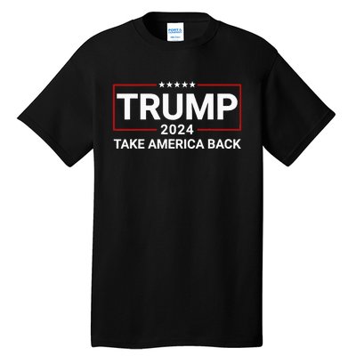 Donald Trump 2024 Take America Back Election The Return Tall T-Shirt