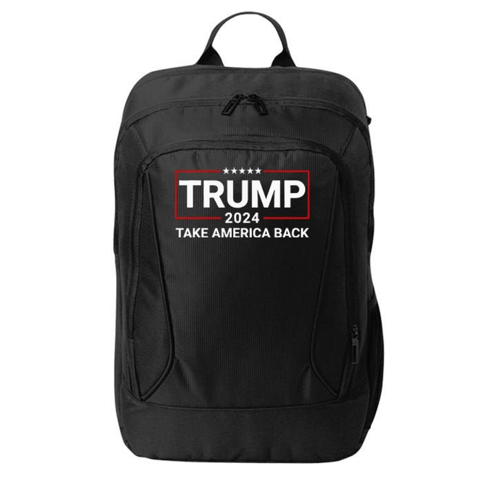 Donald Trump 2024 Take America Back Election The Return City Backpack