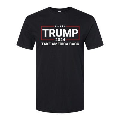 Donald Trump 2024 Take America Back Election The Return Softstyle CVC T-Shirt