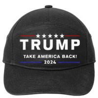 Donald Trump 2024 Take America Back Election The Return 7-Panel Snapback Hat