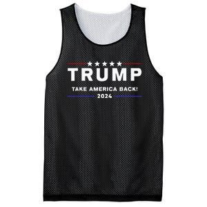 Donald Trump 2024 Take America Back Election The Return Mesh Reversible Basketball Jersey Tank