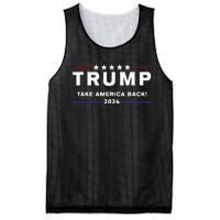 Donald Trump 2024 Take America Back Election The Return Mesh Reversible Basketball Jersey Tank