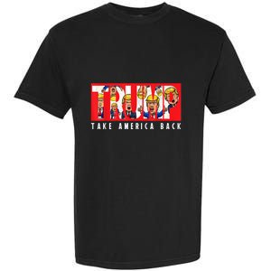 Donald Trump 2024 Take America Back Election The Return Garment-Dyed Heavyweight T-Shirt