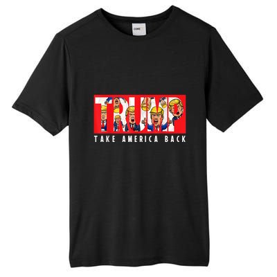 Donald Trump 2024 Take America Back Election The Return Tall Fusion ChromaSoft Performance T-Shirt