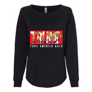 Donald Trump 2024 Take America Back Election The Return Womens California Wash Sweatshirt