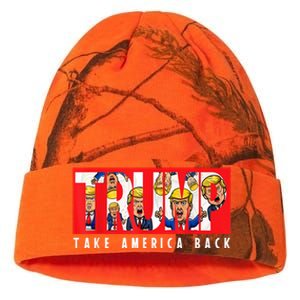 Donald Trump 2024 Take America Back Election The Return Kati Licensed 12" Camo Beanie