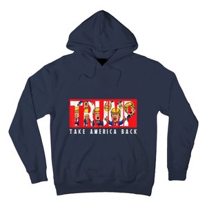 Donald Trump 2024 Take America Back Election The Return Hoodie