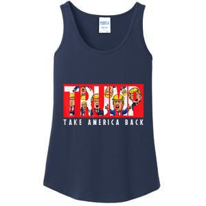 Donald Trump 2024 Take America Back Election The Return Ladies Essential Tank