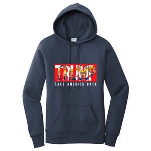 Donald Trump 2024 Take America Back Election The Return Women's Pullover Hoodie