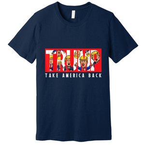 Donald Trump 2024 Take America Back Election The Return Premium T-Shirt