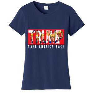 Donald Trump 2024 Take America Back Election The Return Women's T-Shirt