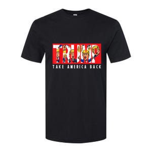 Donald Trump 2024 Take America Back Election The Return Softstyle CVC T-Shirt