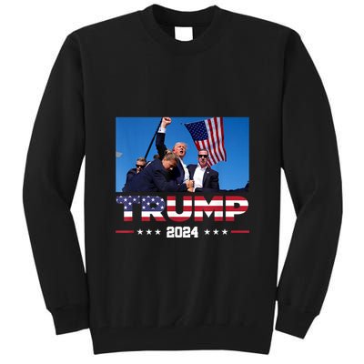 Donald Trump 2024 Survived Shot At Election Rally Gift Tall Sweatshirt