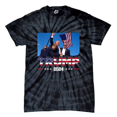 Donald Trump 2024 Survived Shot At Election Rally Gift Tie-Dye T-Shirt