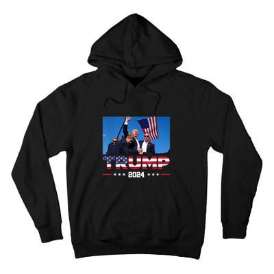 Donald Trump 2024 Survived Shot At Election Rally Gift Tall Hoodie